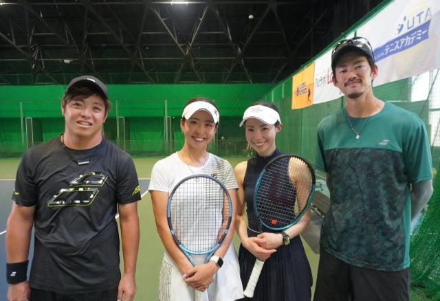 「本気の打ち合い」女子テニス・園田彩乃、片山翔らとスペシャルイベントで大成功！