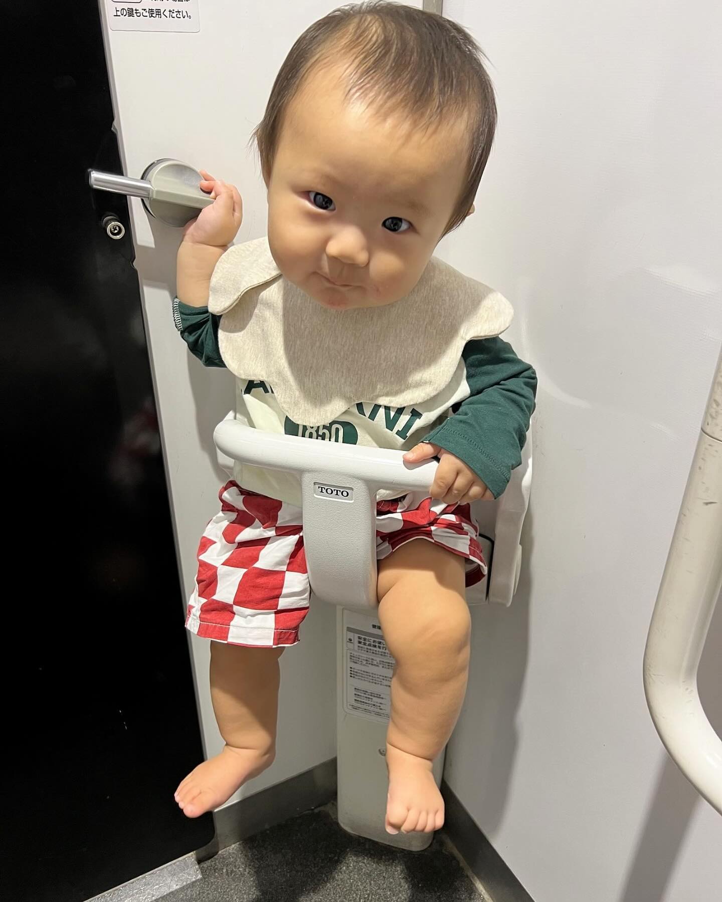 「カギ危ない あるあるですね！」木村沙織が息子・煌太郎君のトイレシリーズを公開