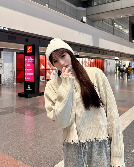 「空港にこんな子いたら乗り遅れる！」CANDY TUNE 立花琴未のコーデにファン歓喜！