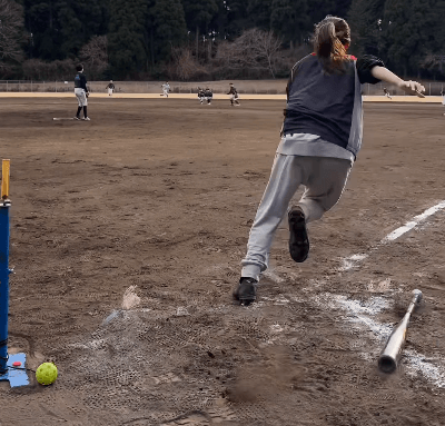 「うお…オッケー！」野球美女子、バッティング後の”RUN＆GO”にファン熱狂！「駅伝＆陸上で推薦貰ってた」と秘話も明かす