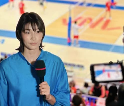 狩野舞子がネーションズリーグアメリカ戦のリポーターを堪能！決勝リーグ進出を見届ける