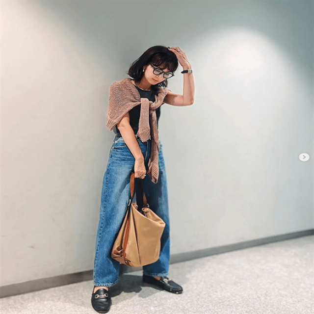 女優・安田美沙子の「ホリデイ」は家族とお台場！カジュアルメガネルックも披露