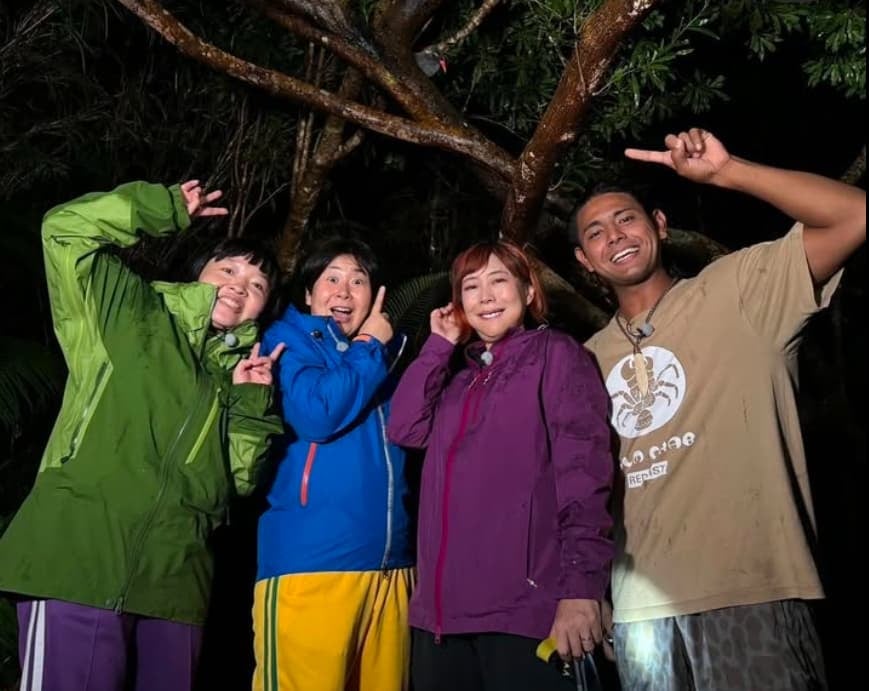 ヤンバルクイナと記念撮影成功！！椿鬼奴　イッテQロケでの写真を公開！