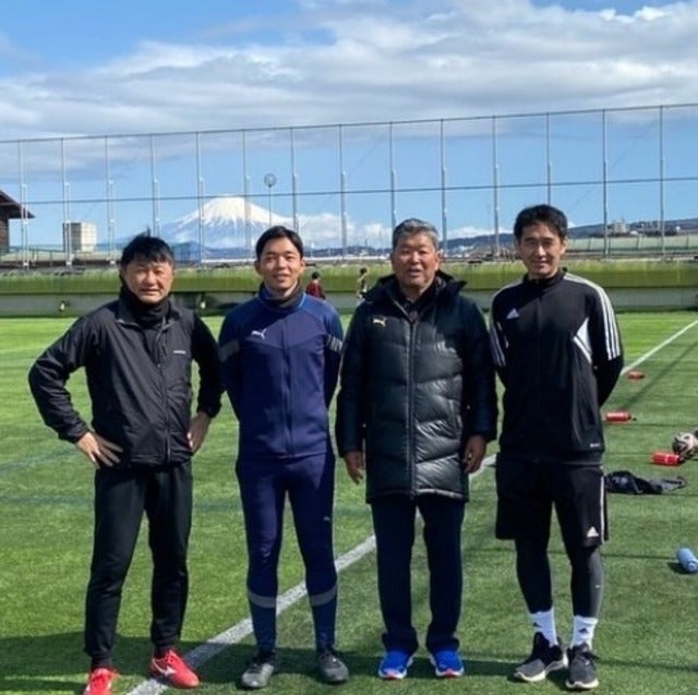 武田修宏が母校である清水東高校のサッカー練習に飛び入り参加！