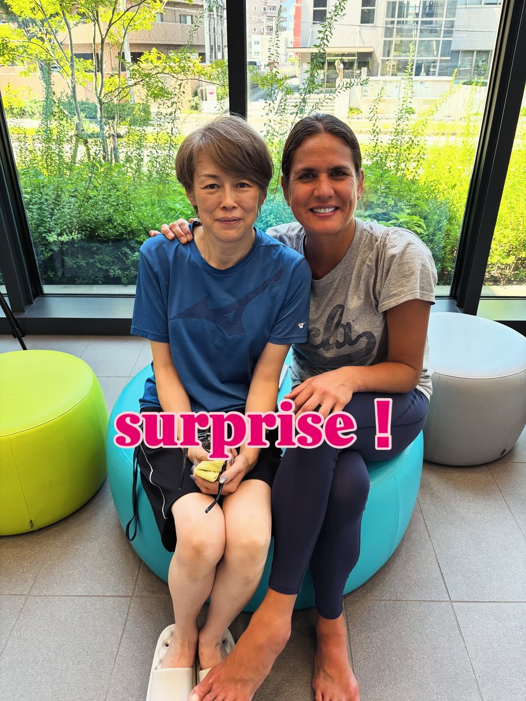 女子バレー・中田久美がイタリア時代の元チームメイトとサプライズ再会！