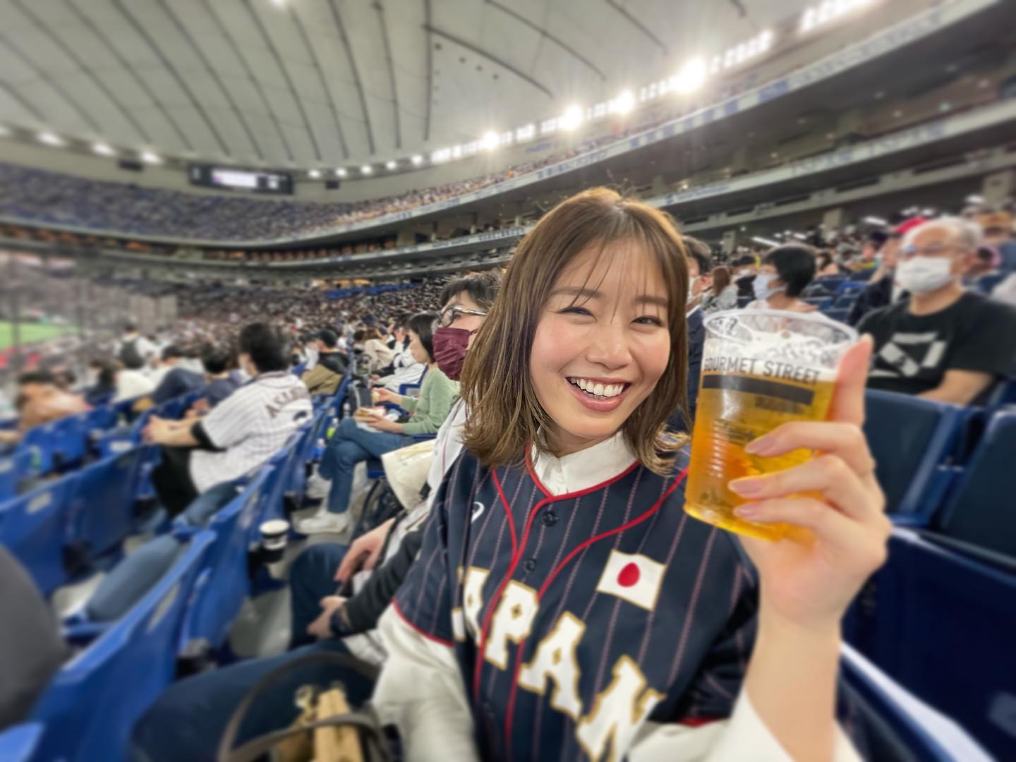 稲村亜美、WBC注目選手は！？観戦で笑顔も⚾️🔥