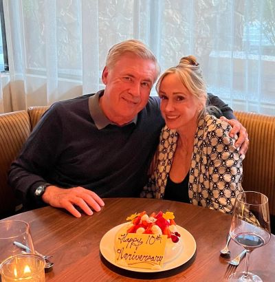 唯一無二の名将アンチェロッティ、結婚10周年を祝う