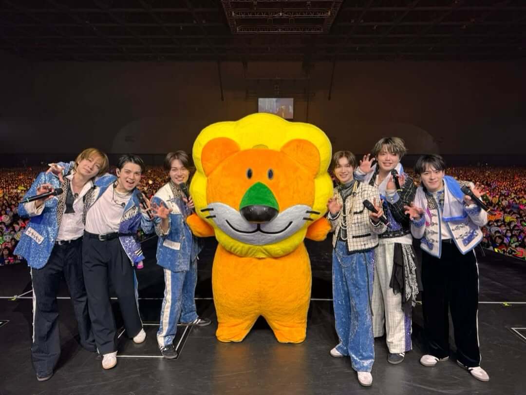 たべっ子どうぶつTHEMOVIEで主演を務める松田元太がメンバーと一緒にらいおんくんと7ショットを公開！