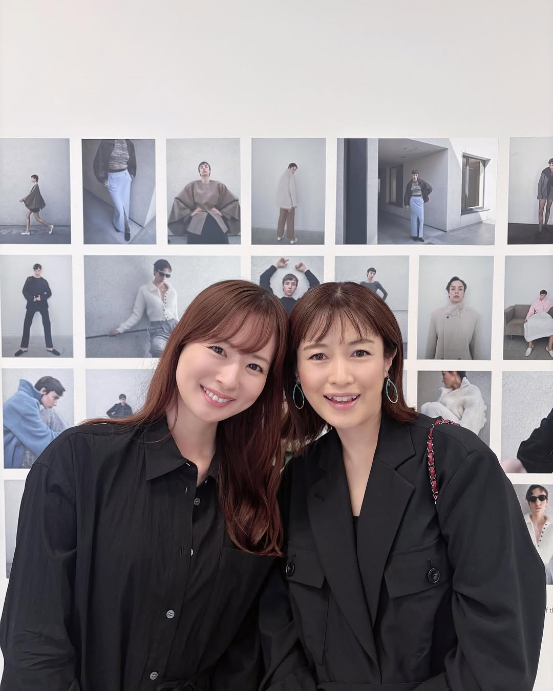 皆藤愛子「ブラックが似合うね」CLANE＆MANOFの展示会へ