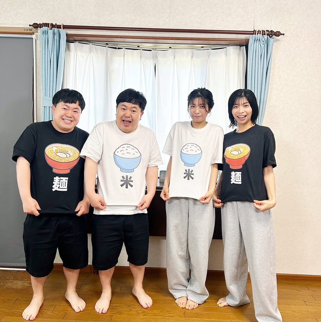 米と麺はどちらが太る!?三倉佳奈・茉奈が、ザ･たっちと共に検証！