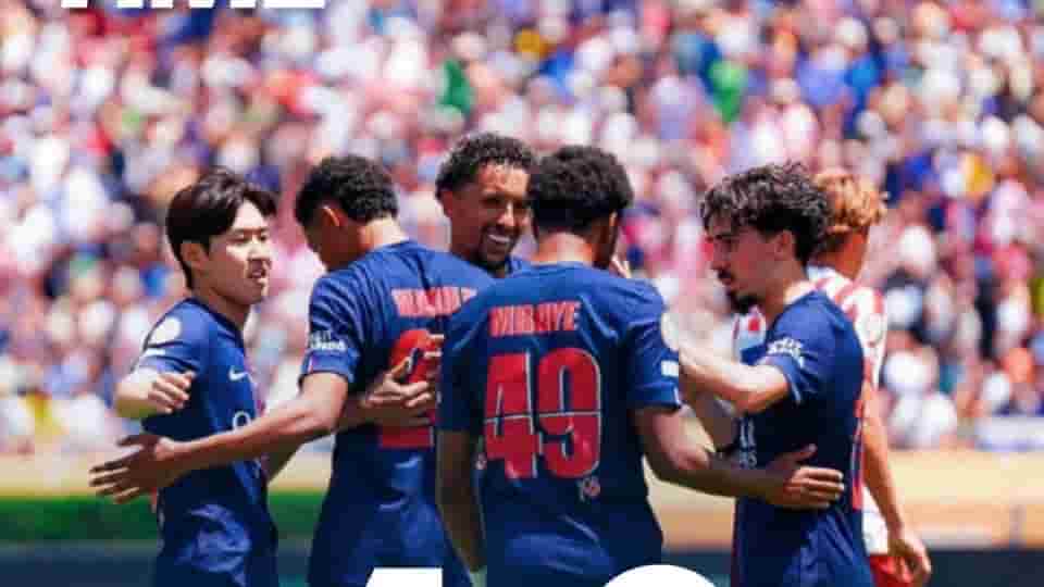 PSGがクラブW杯初戦で快勝を報告　アトレティコに4-0で圧倒
