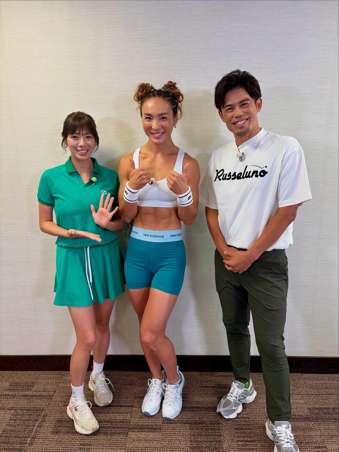 「トレーニングしたくなってきたー！」元プロ野球選手・今江敏晃、フィットネス界のカリスマ&アシスタントとスリーショット！