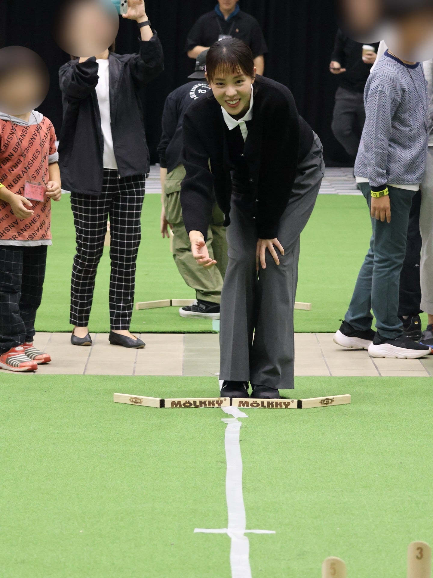 元バレーボール日本代表・迫田さおりがモルック大会に参加！子どもたちとも交流