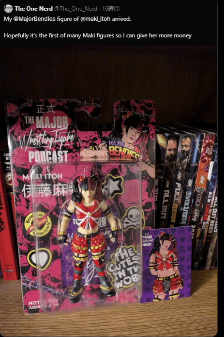 東京女子プロレス 伊藤麻希、フィギュア登場にファン大興奮！「I LOVE MONEY💖💖💖」