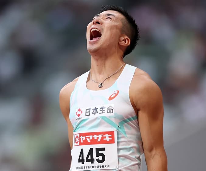 「日本一、取り戻しました。」桐生祥秀が陸上日本選手権優勝を報告
