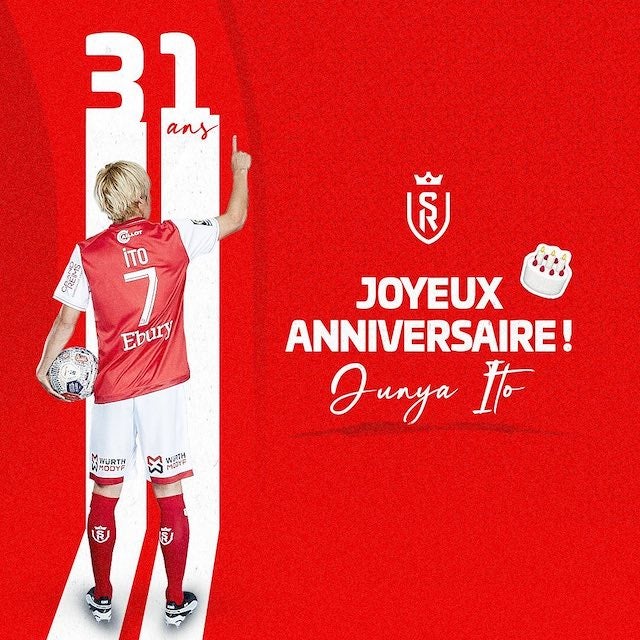 伊東純也が約2ヶ月ぶりに自身のSNSを更新