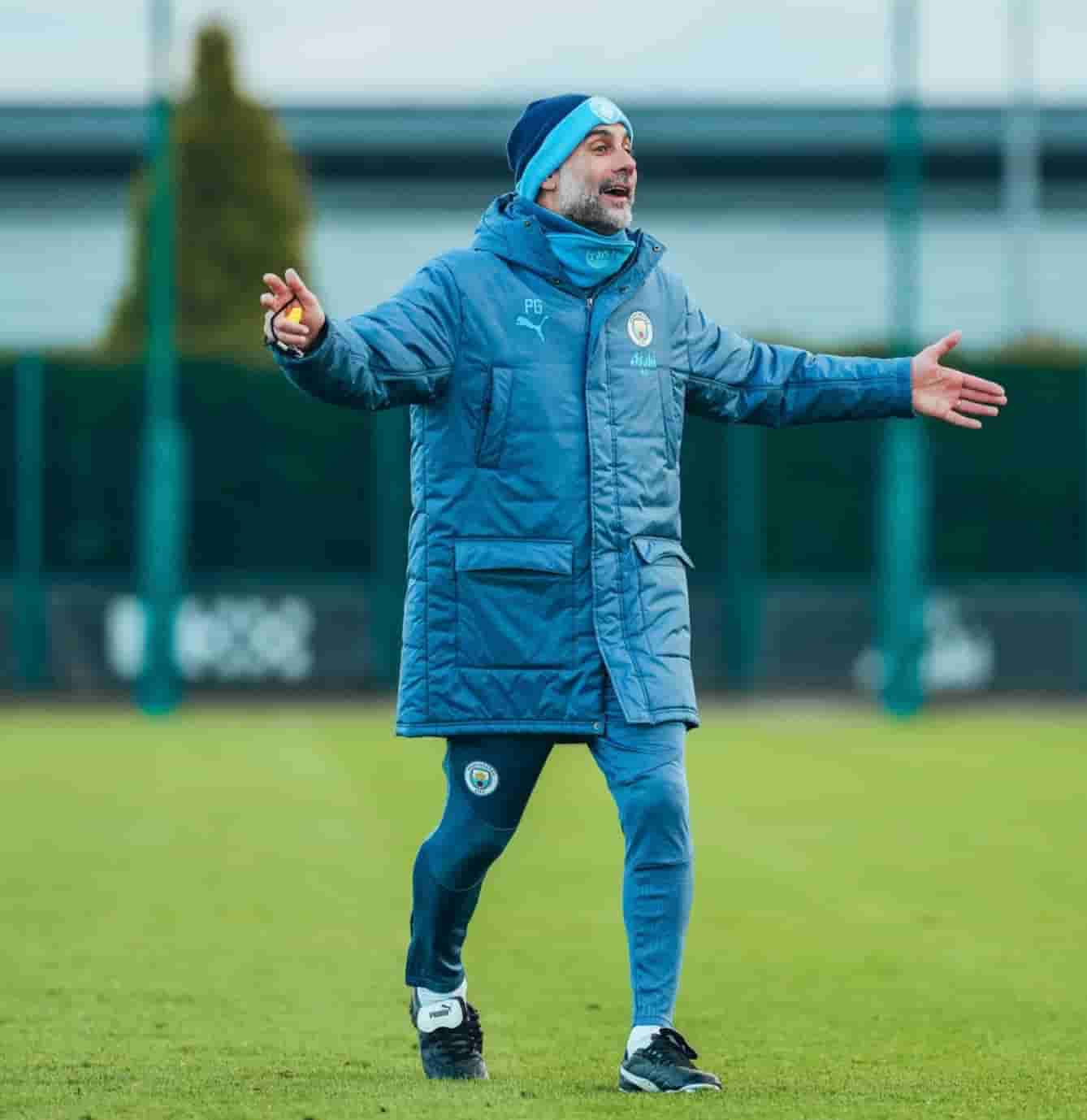 シティ、グアルディオラ監督の練習風景を公開！「The Boss 🩵」と投稿