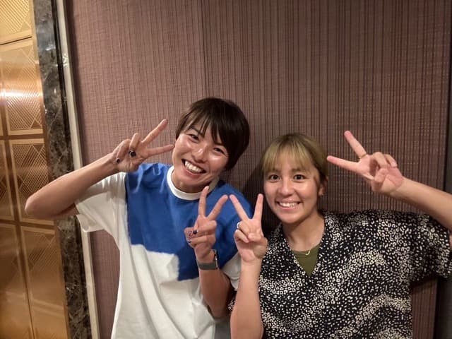 「オリンピック頑張れーをしてきました！」元なでしこ戦士、後輩へのエールを送る