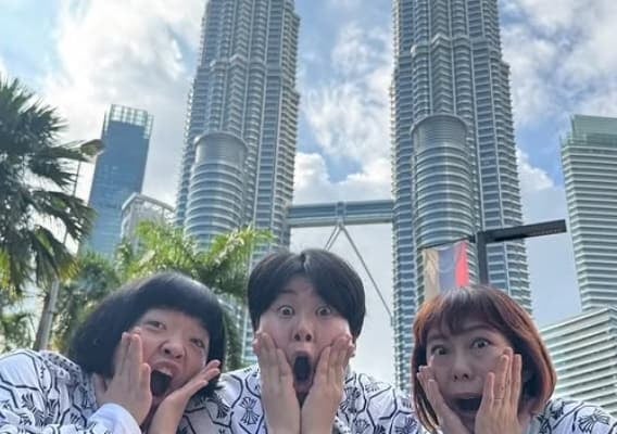 「みんな仲良し！」椿鬼奴、イッテQのロケで温泉同好会メンバーとの仲良しショットを大公開！