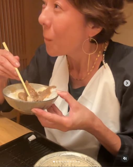 RIKACO「メレンゲ卵のすき焼き」に感動！インスタ動画が話題！