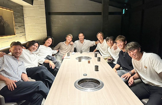 長友佑都が主催の食事会に“超豪華”な顔ぶれ‼︎