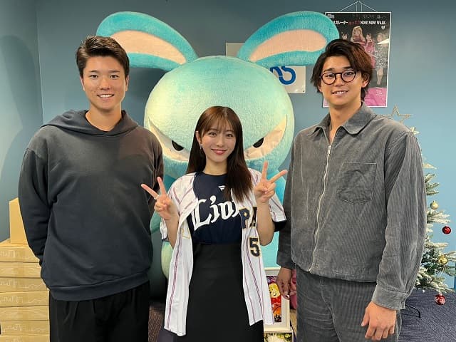 フリーアナ 白戸ゆめのが西武・西川と 中日・清水とラジオで共演！溢れる野球愛で大盛り上がり
