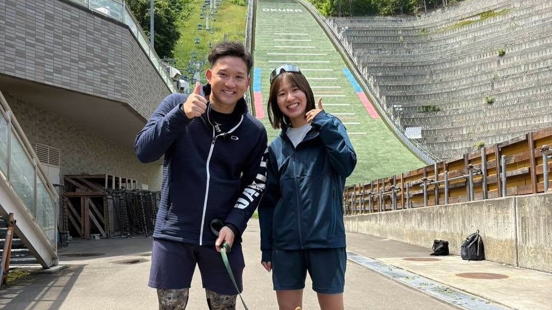 “あの元気印の野球人”が早朝テレビに!取材相手はあの若きジャンパー