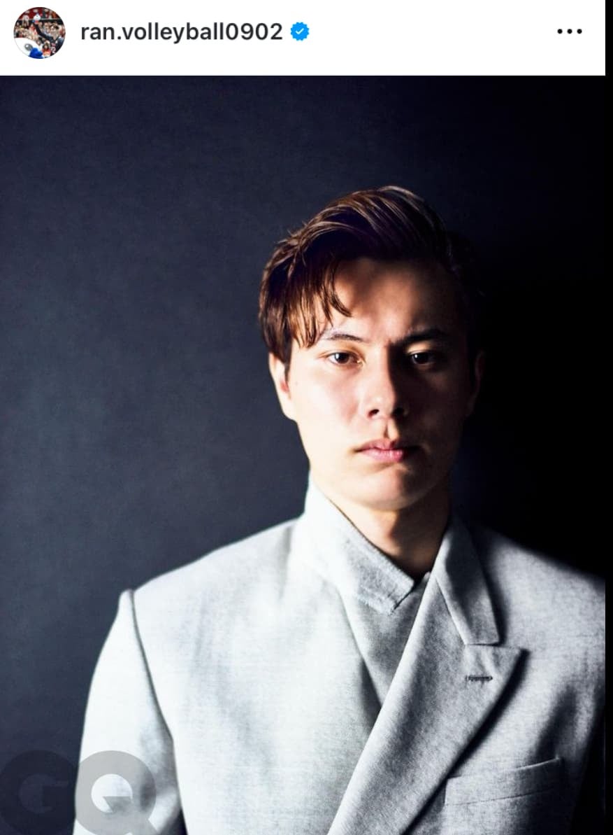 髙橋藍GOJAPANのアスリート特集に掲載「ぜひご覧ください」