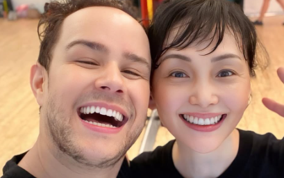 「NYでダンス！？」南果歩、マンハッタンでジャスティンと笑顔の2ショット公開に「パワフルすぎる！」の声