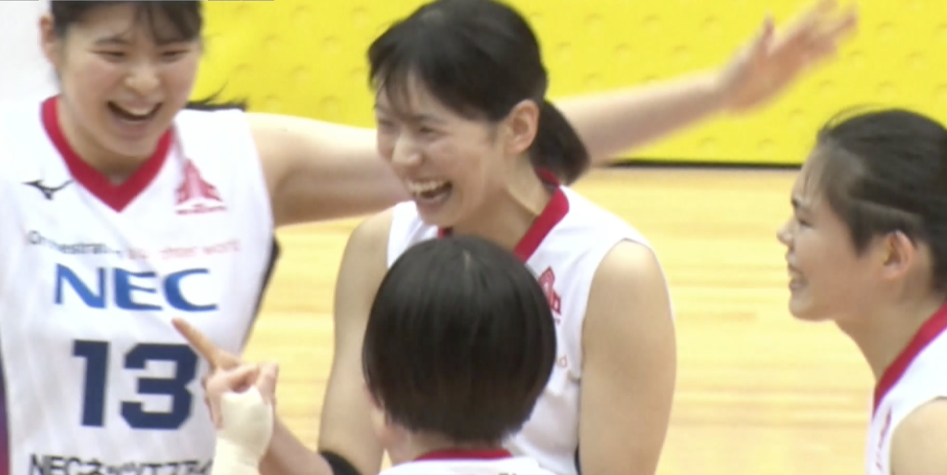 Ｖリーグ女子　NECレッドロケッツ vs. PFUブルーキャッツ 2021/12/5【ハイライト】