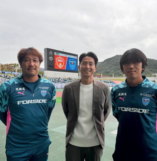 元サッカー選手 福西崇史が横浜FC J 1昇格をお祝い！レジェンド選手と豪華３Sも公開