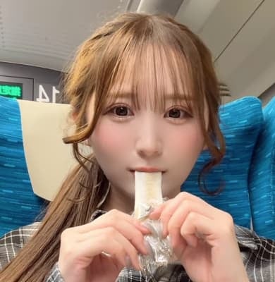 「モッパンかわいすぎる」CANDY TUNE・小川奈々子、新幹線でご飯を食べる様子がかわいすぎると話題に