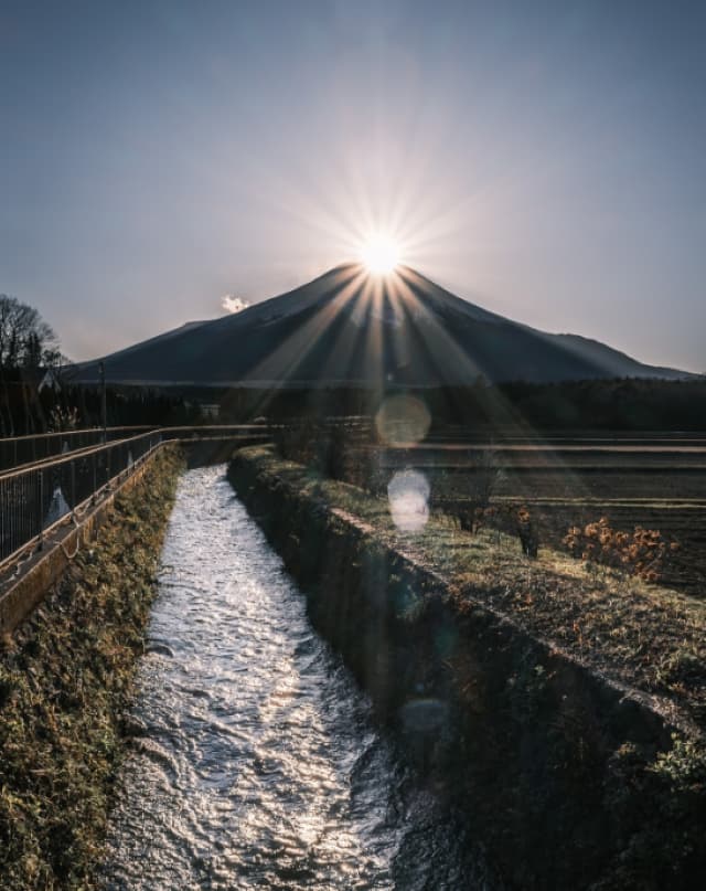 湘南乃風・SHOCK EYEがダイヤモンド富士の撮影に成功「皆さんに良いことありますように」