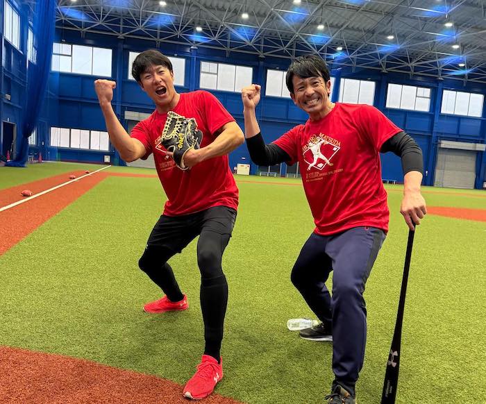 松田宣浩が柳田悠岐の自主トレに参加で「熱男ぉぉぉぉ！！！」🔥