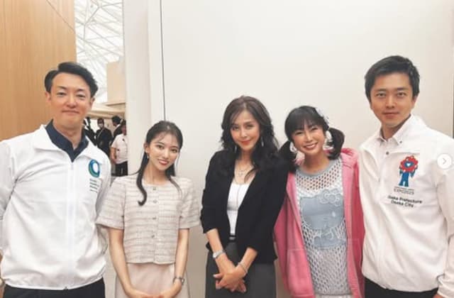 はるな愛がスペシャルサポーターとして大阪関西万博に来場！