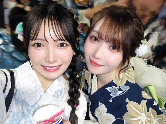 「天才かわいい！」≠ME・鈴木瞳美があのイコラブメンバーと花火大会に!?可愛すぎる浴衣2ショットに大反響！