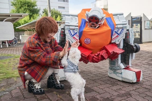 サトシ役で知られる声優 松本梨香がブンブンジャーに実写登場！愛犬たちとの微笑ましいショットが話題に