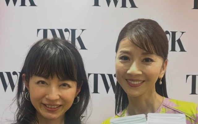 平井理央が君島十和子のマスカラブランド『TWK』のPOP UPへ！