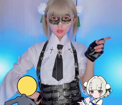 「ナンチャッテ！」仮面のメイド美女子、”おじさん構文ダンス”をコスプレ姿で披露！ファンメロメロ状態「ただただ可愛い」