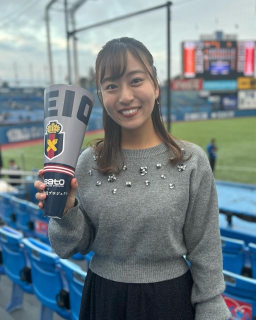 「華の早慶戦 へ」南海放送・高野真子アナ、母校慶応の破竹の勢いに興奮綴る！