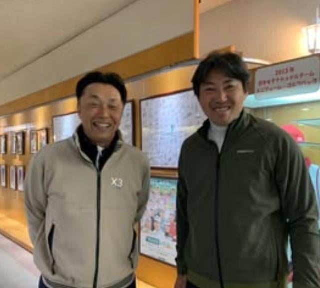 宮本慎也、高知で同志社の先輩と感動の再会『やっぱり縁だなー』