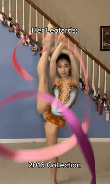 新体操元アメリカ代表・篠原エレナ、レオタード5変化で演技披露！一番のお気に入りは…！？