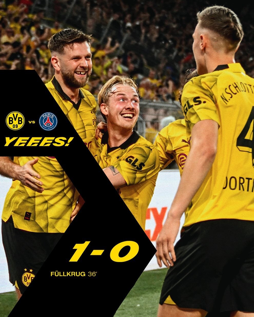 悲願の優勝へ！ドルトムントがPSGにホームで先勝