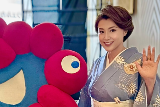 「和の女神、現る――」藤原紀香、艶やかな着物姿で“日本館名誉館長”の務めを全う！