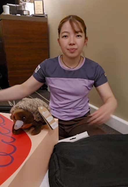 田中愛美、全豪オープンの参加賞を開封！その中身とは？