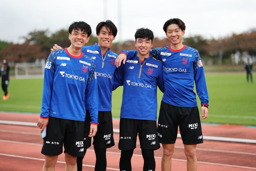 仕上がり早すぎ…沖縄campで笑顔全開、山田楓喜ら4人の“チーム感”