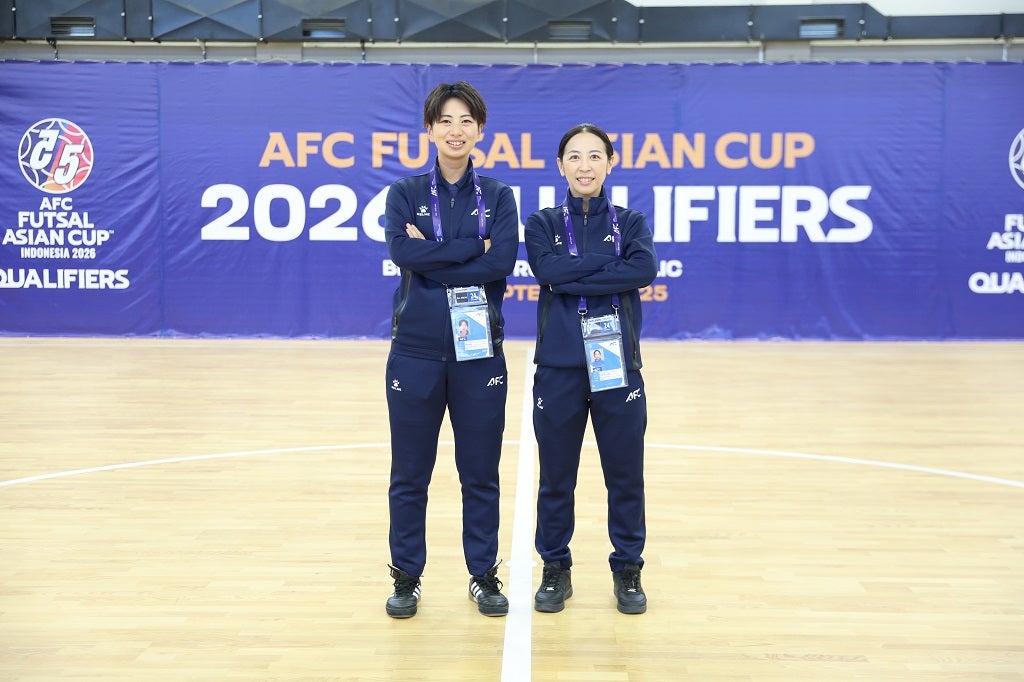 W杯の舞台でも、いつも通りの審判を―女子フットサル審判員　山本真理・齋藤香菜―
