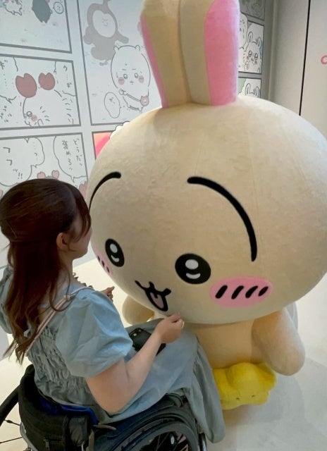 癒やし全開！車いすテニス金メダリスト・田中愛美がちいかわパークで満喫ショット