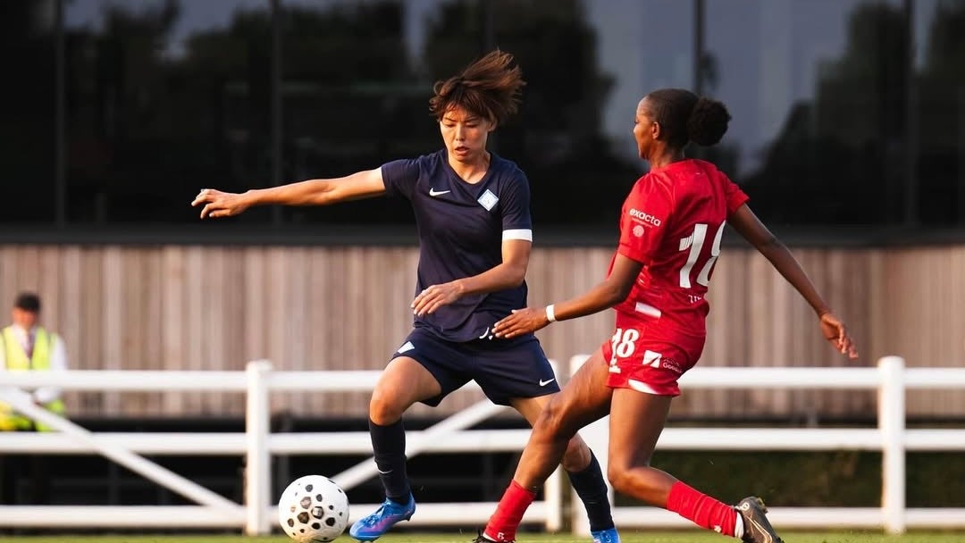 なでしこジャパン主将・熊谷紗希、躍動感溢れるプレーショットが話題に！