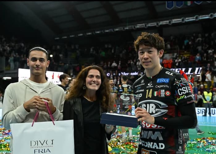 「攻守に大活躍でしたね✨」石川祐希がMVPを獲得！